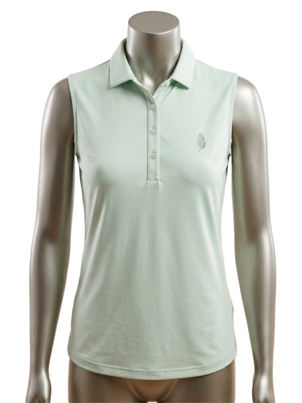 FootJoy Women’s  Sleeveless Polo - Light Mint Sz Large Golf Shirt